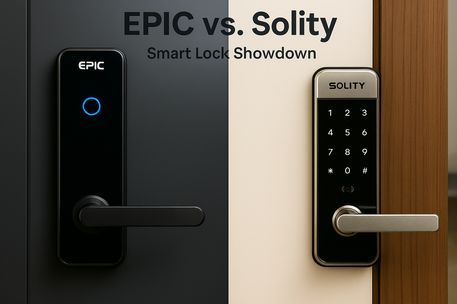 EPIC vs Solity: Which Smart Lock Brand is Better EPIC vs Solity: Which Smart Lock Brand is Better